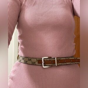 Michael Kors thin Twist Reversible Belt